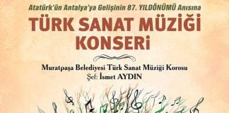 Atatürk’ün anısına konser düzenlenecek Atatürk’ün anısına konser düzenlenecek