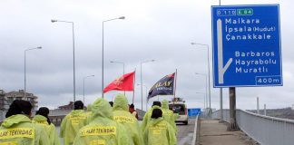 57. Alay Yürüyüş Komitesi Çanakkale’ye uğurlandı 57. Alay