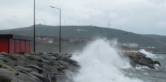 Balıkesir’de dev dalgalar