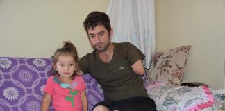 Kolları ve ayakları kopan işçi yardım bekliyor