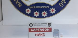 Kahramanmaraş’ta 928 adet Captagon hap ele geçirildi Captagon hap