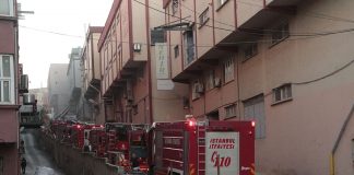 Demir kaplama fabrikasında yangın fabrika yangını