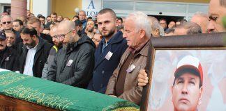 Öldürülen Lastik-İş Genel Başkanı, son yolculuğuna uğurlandı