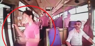 Genç kız otobüsten ölüme atladı