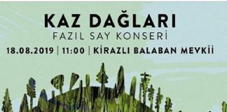 Su ve Vicdan Nöbeti’nde çadır sayısı 200’ü aştı, Fazıl Say 18 Ağustos’ta Kirazlı’da halk konseri veriyor!