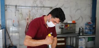 Kasaptan 300 kilo eti dakikalar içinde çaldılar