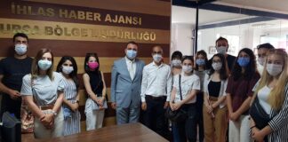 Bursa’da genç gazeteciler sahada eğitim görüyor