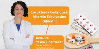 Çocuklarda gelişigüzel vitamin takviyesine dikkat