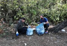 Piknikçilerin çöplerini topladılar