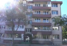 Edirne’de 40 yıllık binanın kolonları çatladı