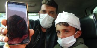 10 yaşındaki çocuğa öldüresiye dayak!