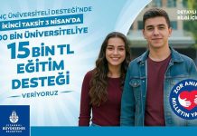 ‘Genç Üniversiteli’ İkinci Ödemeleri 3 Nisan’da Genç Üniversiteli